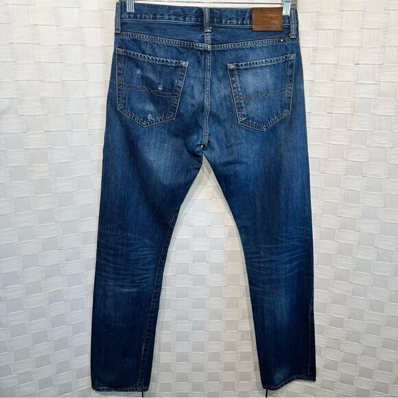 Lucky Brand Men’s 110 Skinny Dark Wash Cotton Blend Jeans Size 31/32 - Picture 14 of 15